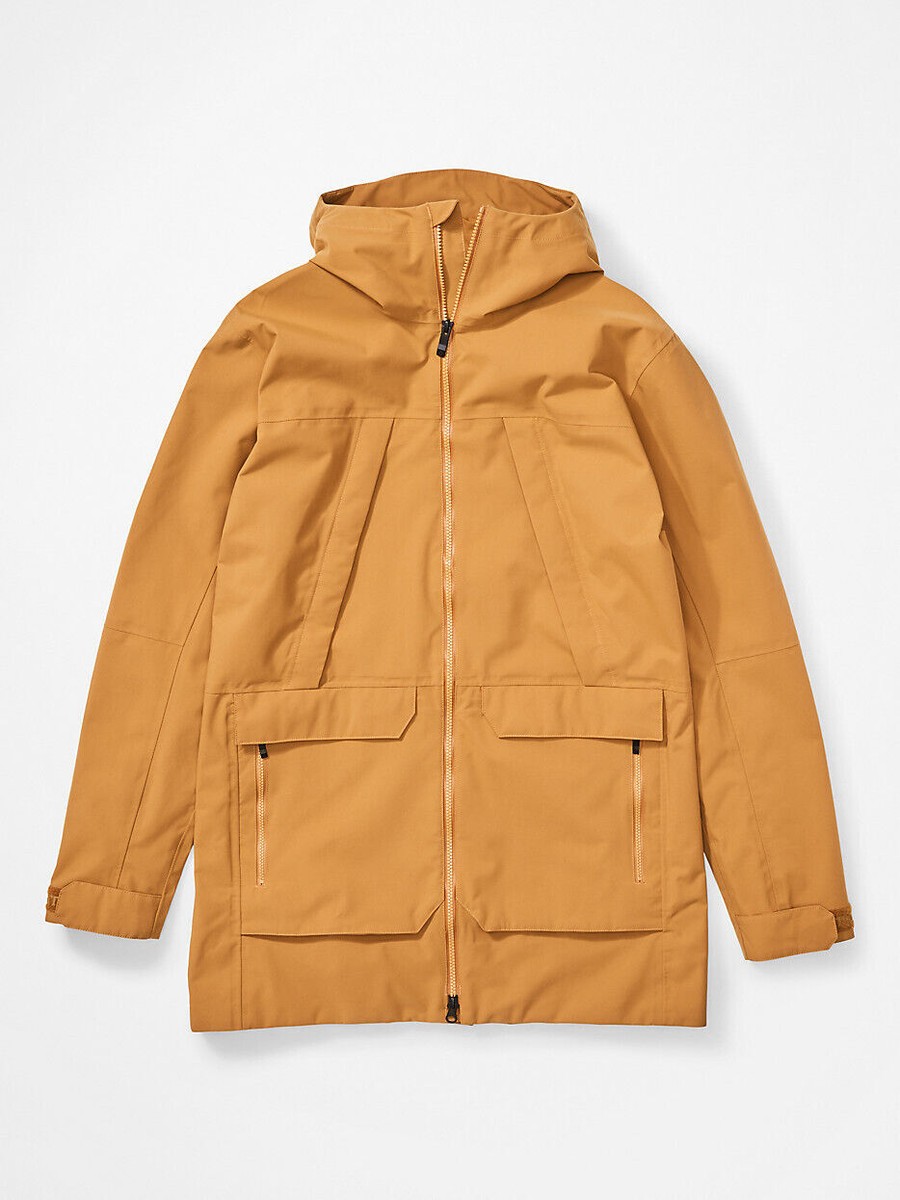 MARMOT MEN'S COMMUTER PARKA HOODED JACKET WATERPROOF WINDPROOF sz