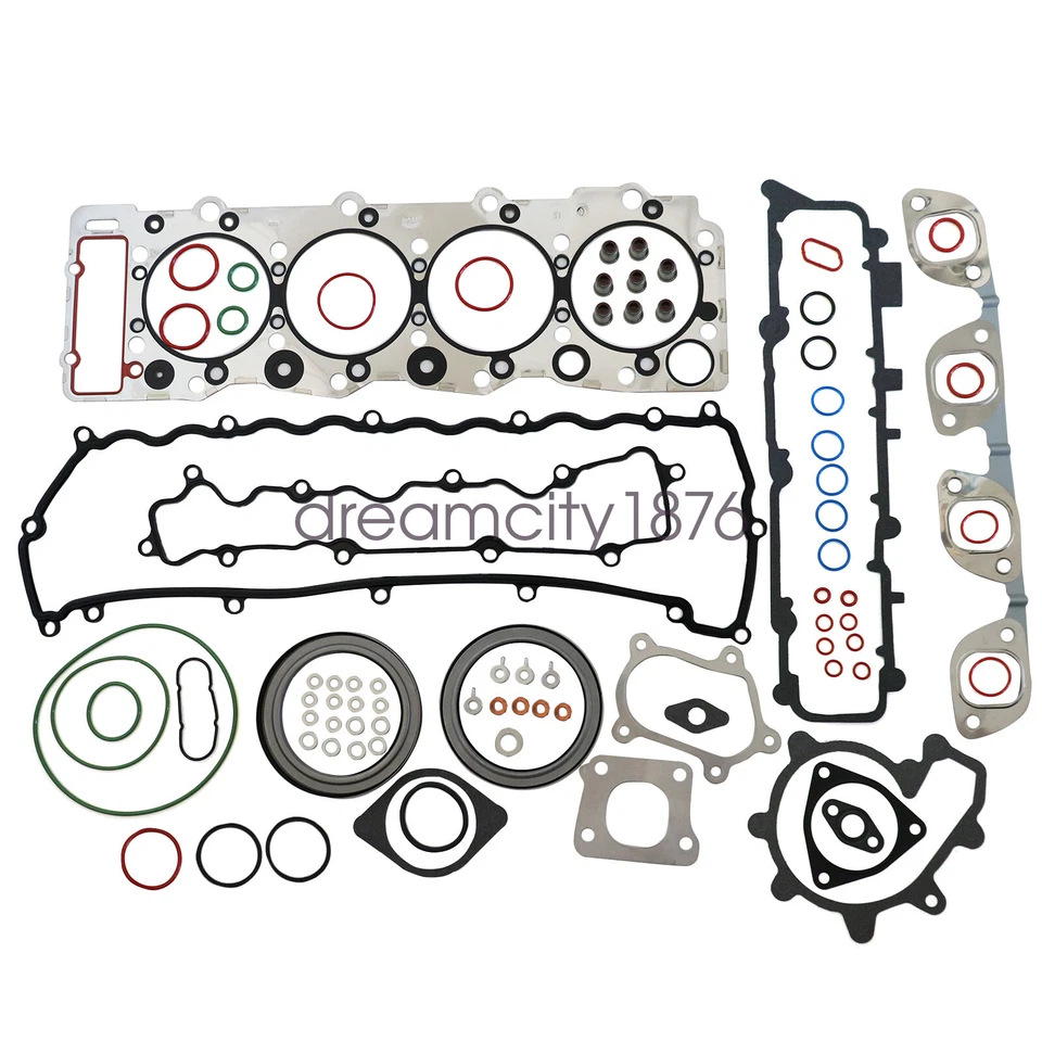 Head Gasket Set Fit 1999-2004 Isuzu NPR NQR Truck GMC 4.8L Turbo Diesel 4HE1 - Image 3 of 4
