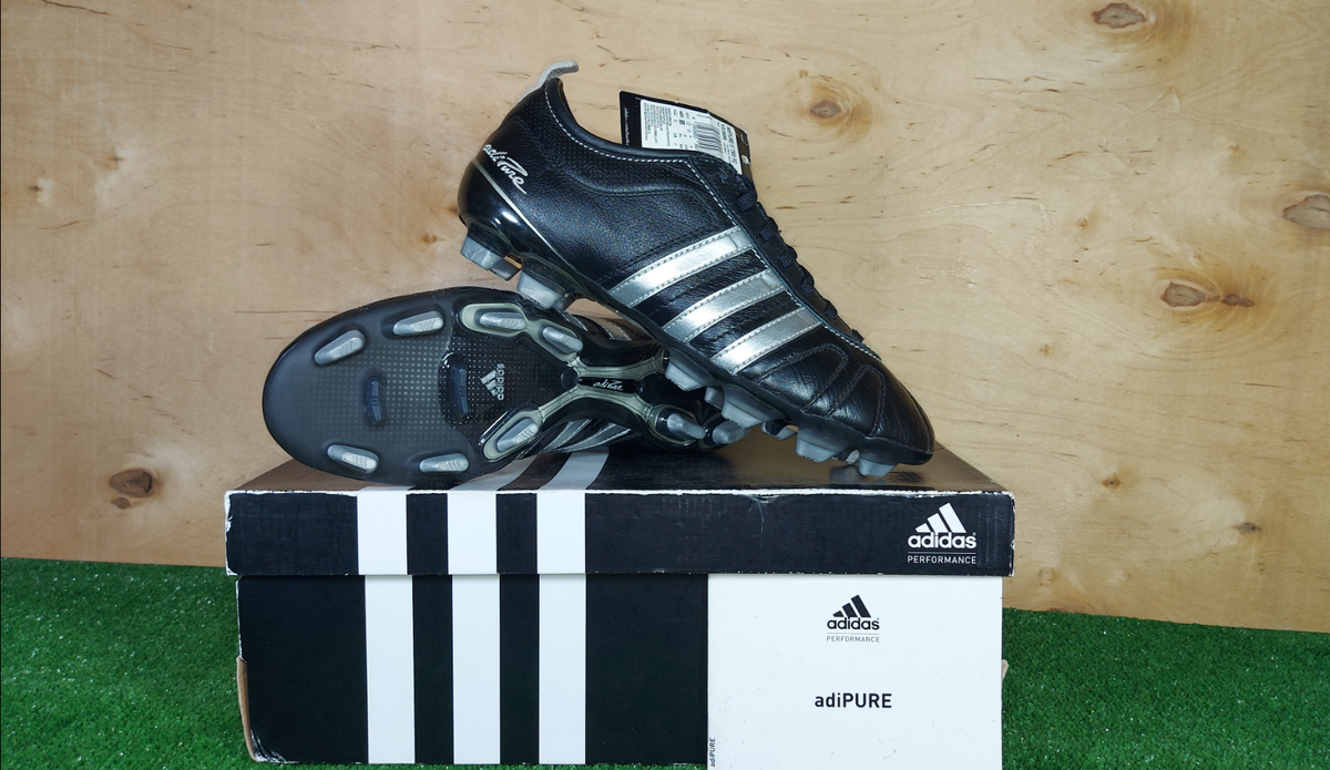 シューズ adipure 4 Adidas AdiPure IV Leathers FG V23686 Elit Black boots Cleats mens