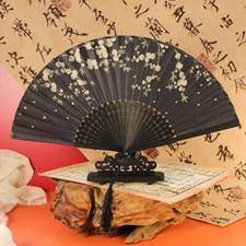 Folding Fan Silk Hand Fans Bamboo Chinese Pocket Fan Wedding Party Gift Fans