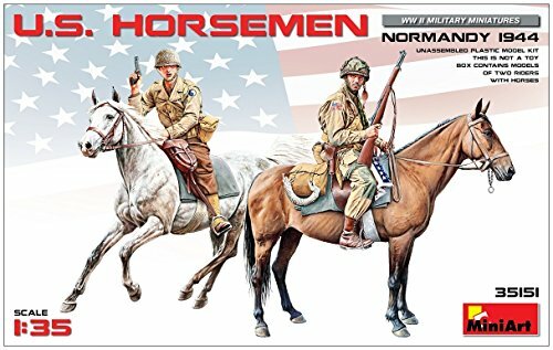 U.S. Reiter Normandie 1944 Figur Plastikbausatz 1:35 Modell MINIART - Bild 3 von 3