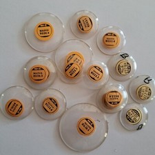 BULOVA ROUND GLASS CRYSTALS for vintage Bulova wristwatches