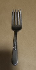 Child's Fork 1940 Holmes  Edwards Vintage Silver Plate Tableware-needs polish 