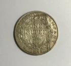 Mazuma *FC483 India William iiii 1835 1 One Rupee Silver Coin 11.38g GEF