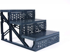 Three Step Pet Stairs   Easy Access to Beds and Couches for Pets   Easy Assembly