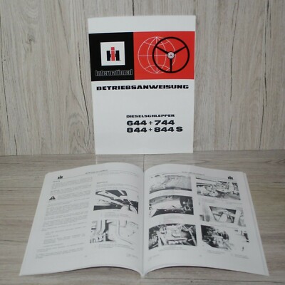 IHC Bedienungsanleitung für Traktor 644+744+844+844S