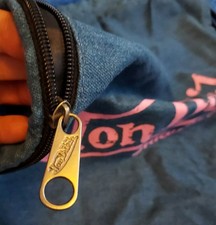 Vintage Von Dutch Tote Bag Satchel Cool Pink / Blue 