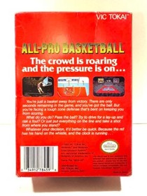 All-Pro Basketball NES Original Game (Nintendo Entertainment System, 1989)