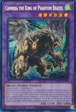 Yugioh! Chimera the King of Phantom Beasts - MP24-EN095 - Prismatic Secret Rare