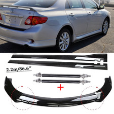 Front Bumper Lip Splitter Spoiler For Toyota Corolla 2009-2013 Glossy Black Body Front Bumper Lip Splitter Spoiler For Toyota Corolla 2009-2013 Glossy Black Body