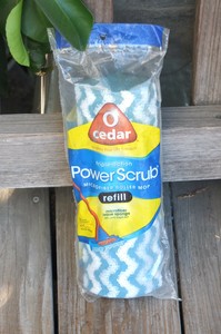 o cedar microfiber power scrub roller mop refill