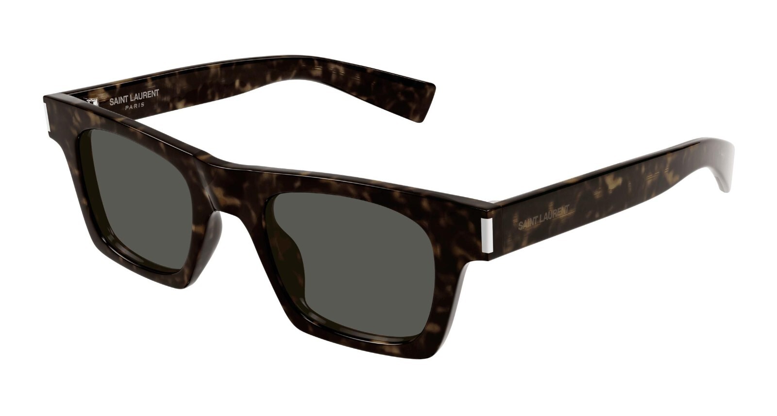 Occhiali da sole Saint Laurent SL 719 avana scuro grigio (002)