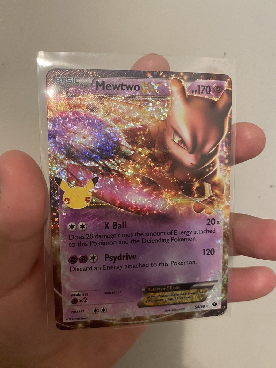 Pokemon Mewtwo EX Celebrations #54/99 NM Mint | eBay
