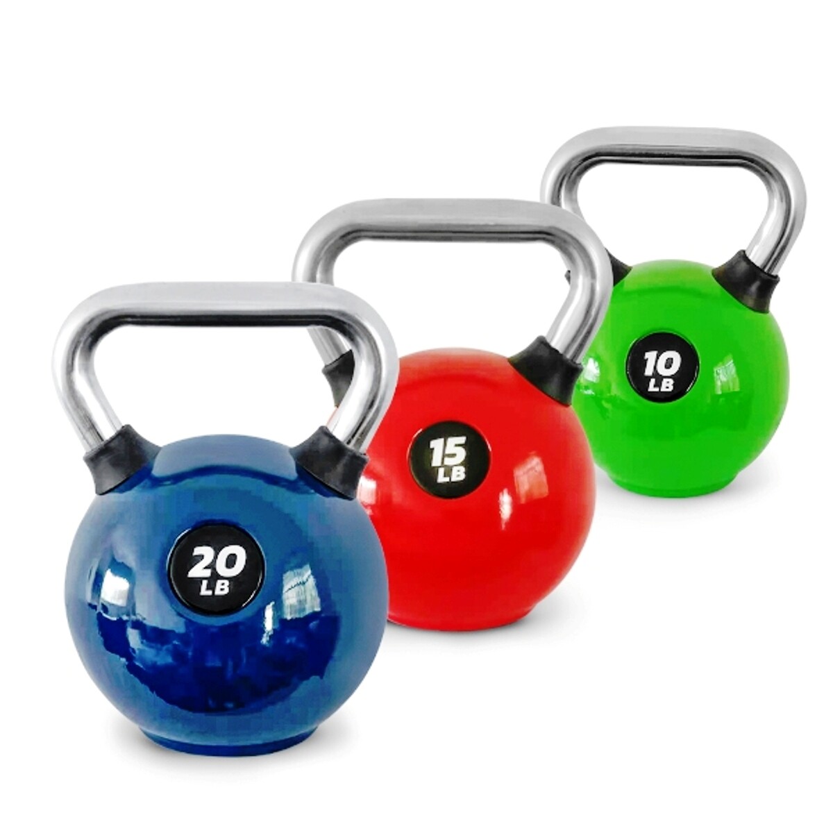 Kettlebell Weights Set Home Gym Kettlebells Strength Training 10lb 15lb