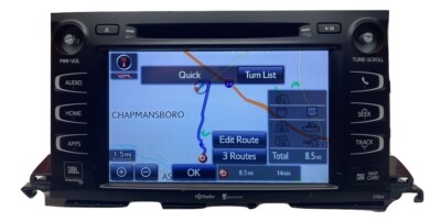 2014-2019 TOYOTA Highlander GPS NAVIGATION RADIO Touch-screen XM