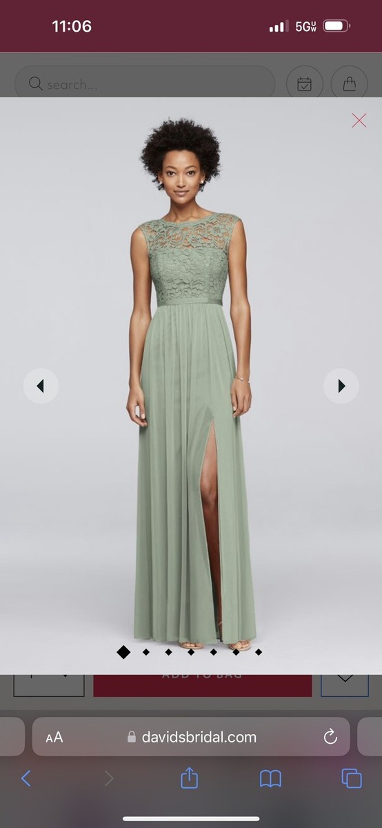 knee length dresses for ladies Mermaid Lace Top Off-the-Shoulder Long Sleeves Bridesmaid Dresses, MBD182