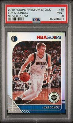 2019 Luka Doncic #39 PSA 9 Silver Prizm