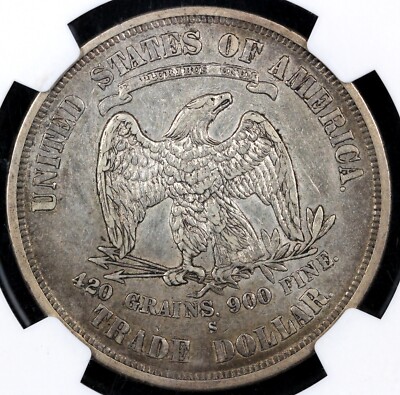 MFH社製1/12BT45 verB 1976U．s.GP west 1875-S Silver Trade Dollar, Rare U.S. Collectible Coin