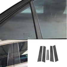 For Cadillac CT4 2020-24 carbon fibre pc car Window B-pillar Post Decoration 6x