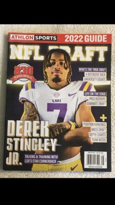 ATHLON SPORTS   NFL DRAFT    Derek Stingley Jr.   230 Player Capsules   2022