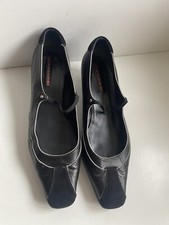 Prada scarpe décolleté ballerine 39,5 Mary Janes nere