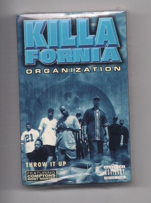 KILLAFORNIA ORGANIZATION - Throw it up SEALED 1996 Cassette rare 5 