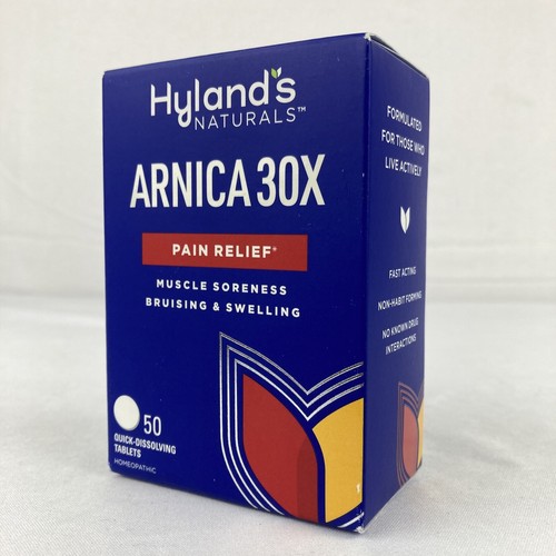 Arnica 30X Pain Relief 50 Quick Dissolving Tablets Hyland's Naturals