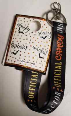 36 Inch Halloween Official Candy Inspector Lanyard (LOC TUB L-48)