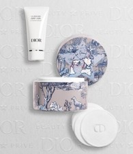 Christian Dior VIP Gift Cotton Round Ceramic Box Around The world,Off/On Cleaner