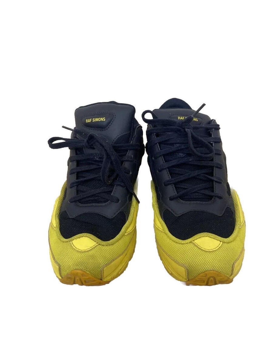 adidas Raf Simons Ozweego Sneakers NAVY Yellow F34267 US SZ