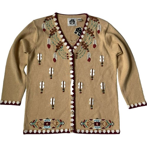 Supreme Melange Rib Knit Sweater 21AW (Lightweight) Size L, Cotton