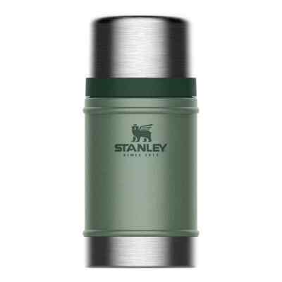 Stanley 0,7L Classic Vakuum Lebensmittel Glas Flachmann Edelstahl Heiß Kalt Thermoskanne Neu