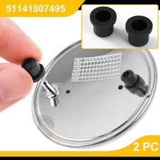 2x Emblem Badge Roundel Grommet Bonnet Rubber Hood Boot Trunk For Bmw 3 5 6 7