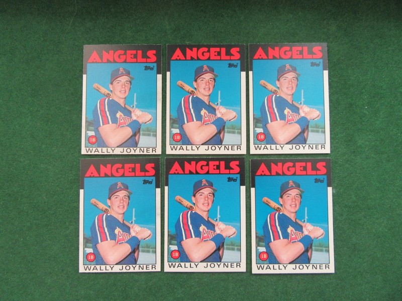 1986 ToppsTraded Wally Joyner#51T Rookie Cards  Lot of (6) All NR-MINT or Better