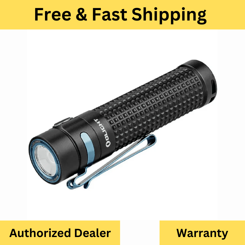 Olight S2R Baton II Black Side Switch LED Rechargeable Flashlight, 1150 Lumens