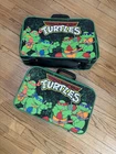1989 Vintage 80s TMNT Teenage Mutant Ninja turtles Kids Suitcase Set