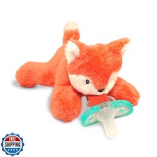 RaZbaby JollyPop Pacifier, Holder w/Detachable Baby Pacifier, Stuffed Animal