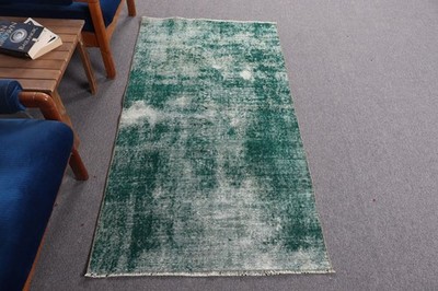 Turkish Rugs, Moroccan Rugs, Oushak Rug, 3x5.4 ft Accent Rugs, Vintage Rug