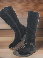 CAMEL ACTIVE Winter Boots, Mid Calf, Leather Suede, Size UK 5.5  **Worn Twice**