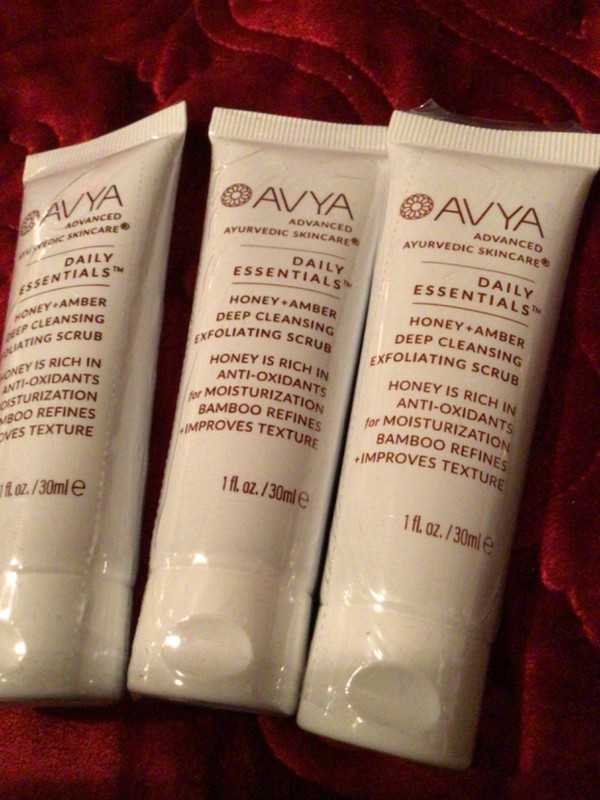 Avya Daily Essentials Honey+Amber Deep Cleansing Exfoliating Scrub 1oz/30mL,3qty