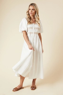 Dorothy Perkins Rust Midi Dress Womens Daywear Dresses