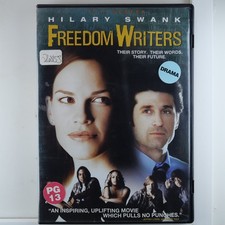Freedom Writers DVD 2007 Hilary Swank Patrick Dempsey Full Screen Drama