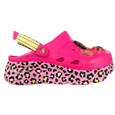 Skechers Women's 186014 Snoop Dogg Foamies Purrfect Pink Leopard