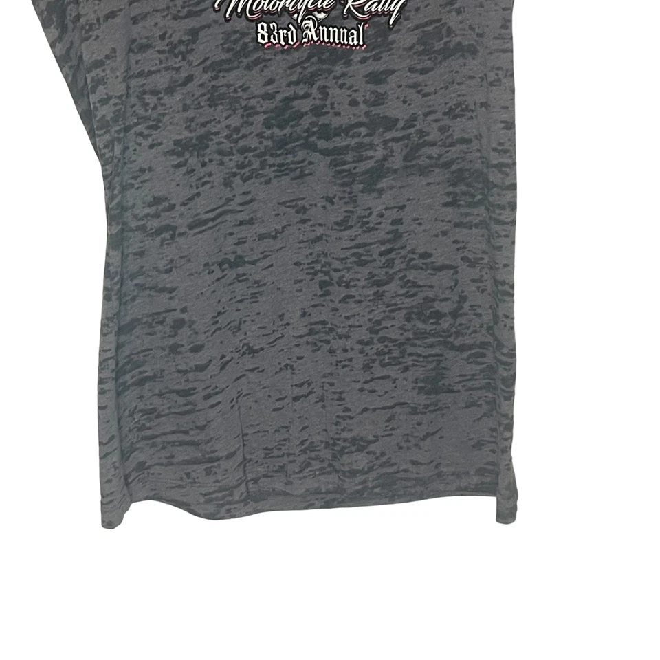 Camisetas gráficas de manga corta Next Level para mujer grandes Sturgis con alas de motociclista Foto 4 de 4