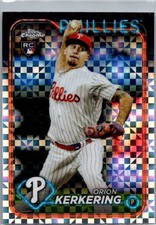 2024 Topps Chrome #180 Orion Kerkering X-Fractors