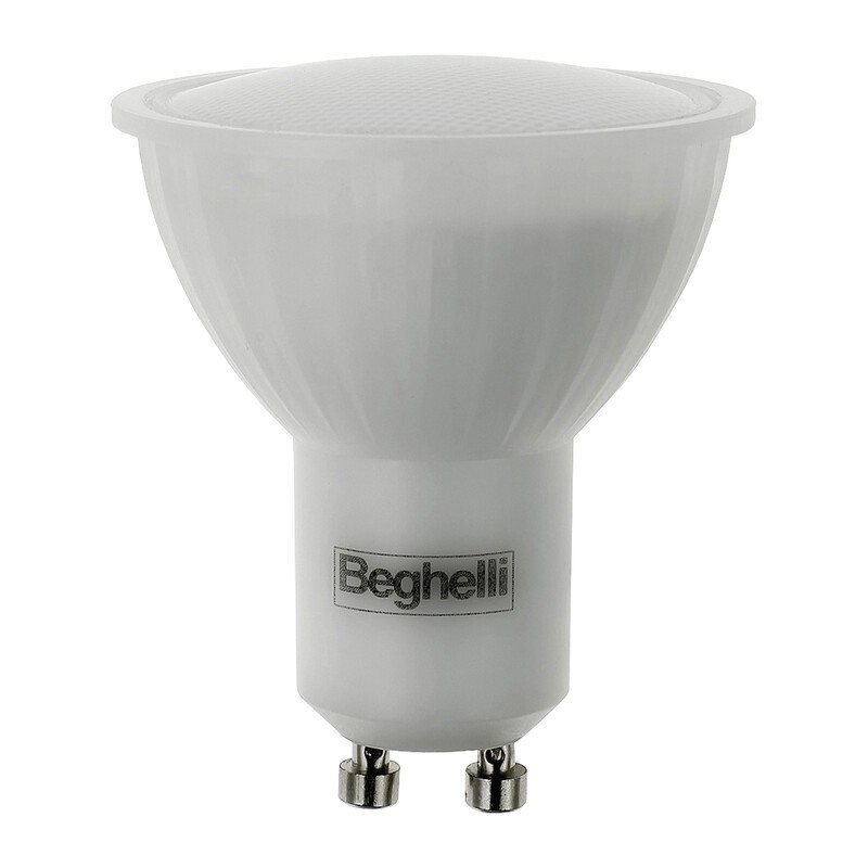 Faretto LED Beghelli GU10 6W 57011: Illuminazione Design 6500K