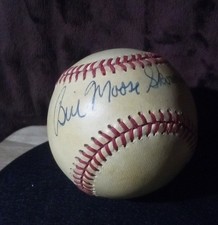 BILL MOOSE SKOWRON - AUTOGRAPHED BASEBALL - New York Yankees Legend