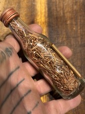 8oz Small Cut , Bright Copper Scrap Bare Wire Clean Ready To Melt 99.9 Pure