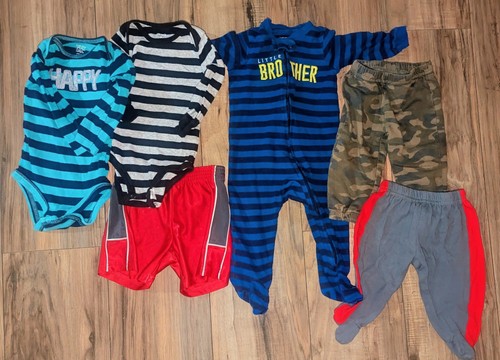 Pre-Owned Boys 9 Months Clothing Lot 6 Items – Cute Mix of Styles
