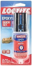 Loctite 1395391 Epoxy Quick Set 0.85 Fluid Ounce, For Tile, Wod, Metal, & More
